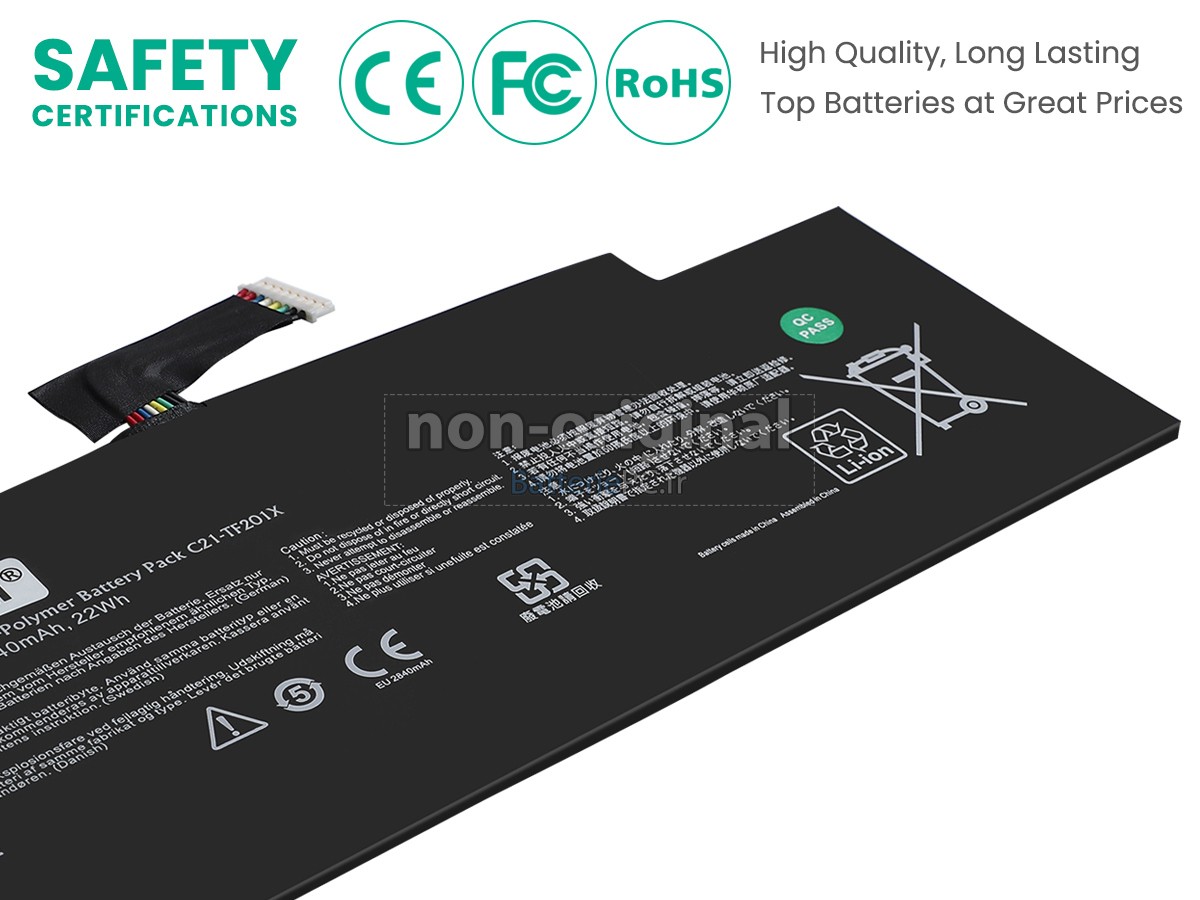 batterie pour Asus C21-TF201X
