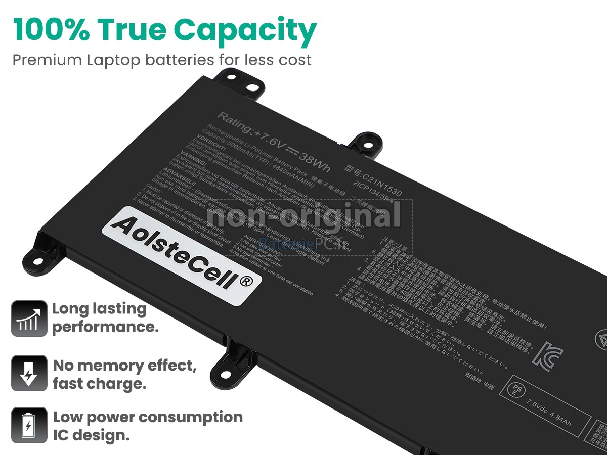 batterie pour Asus VivoBook E201NA-GJ008T-OSS