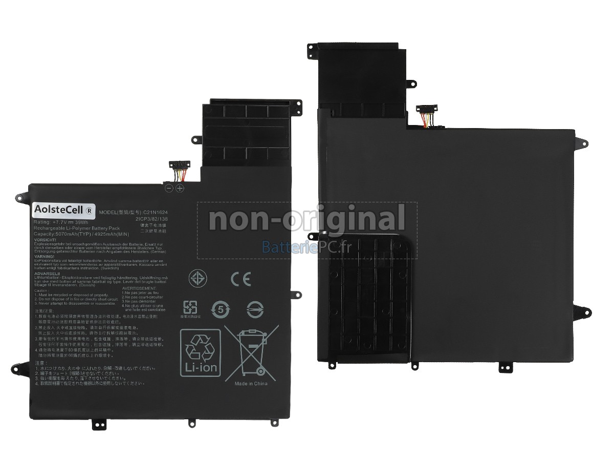 batterie pour Asus ZenBook Flip S UX370UA-78DHDAB1