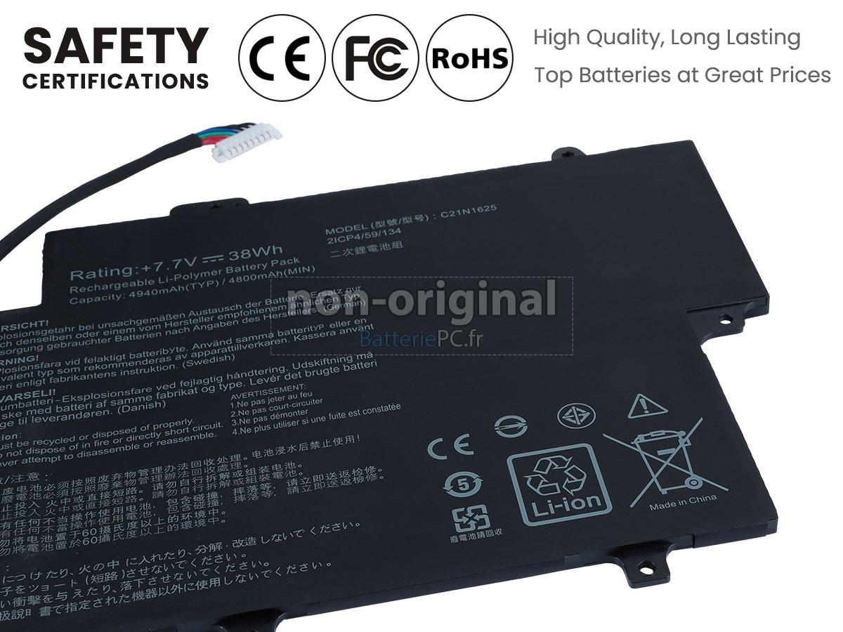batterie pour Asus VivoBook Flip 12 TP203NA-BP029T