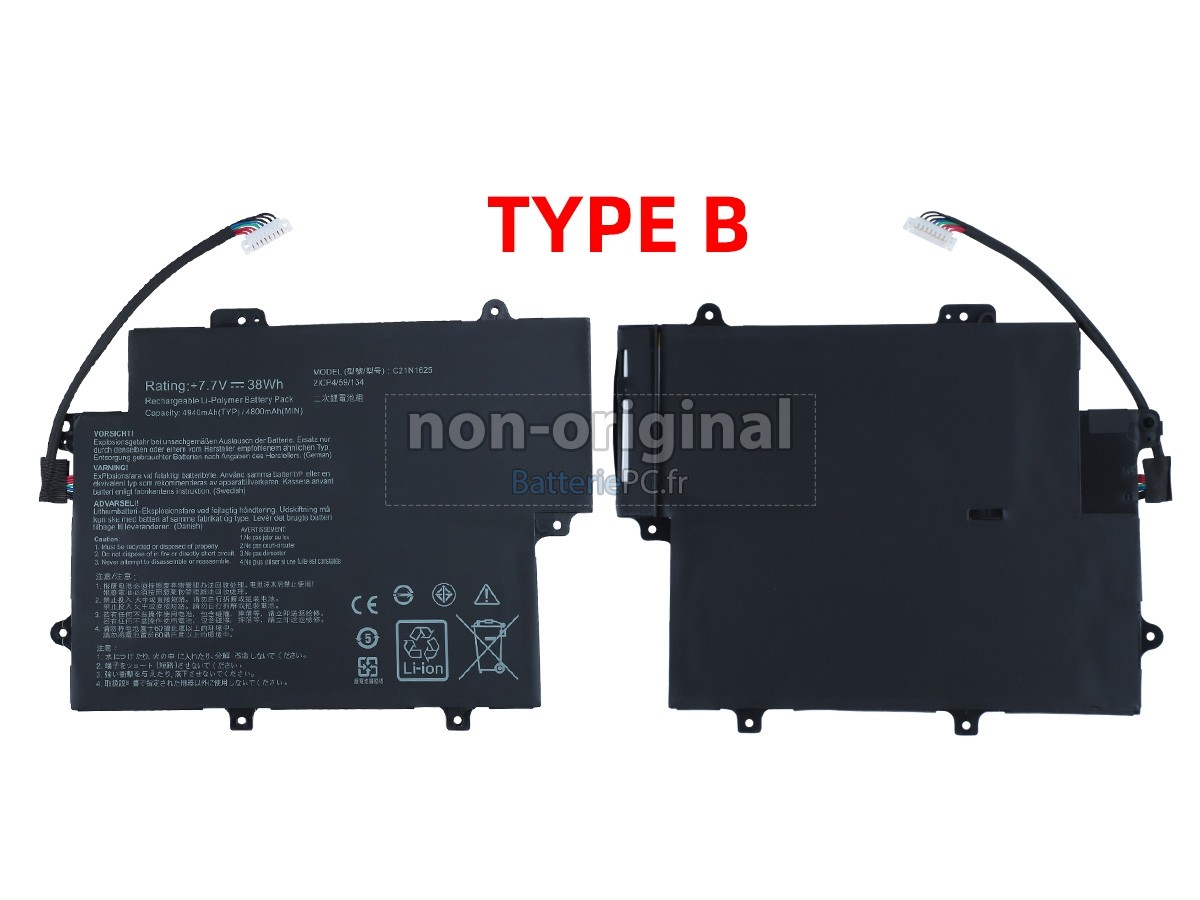 batterie pour Asus VivoBook Flip 12 TP203MAH