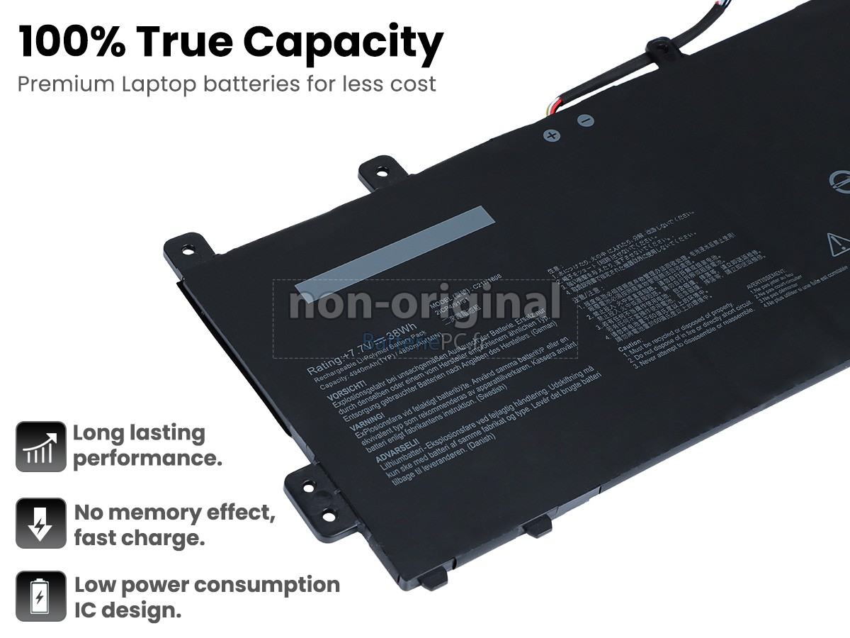 batterie pour Asus C21N1808-A