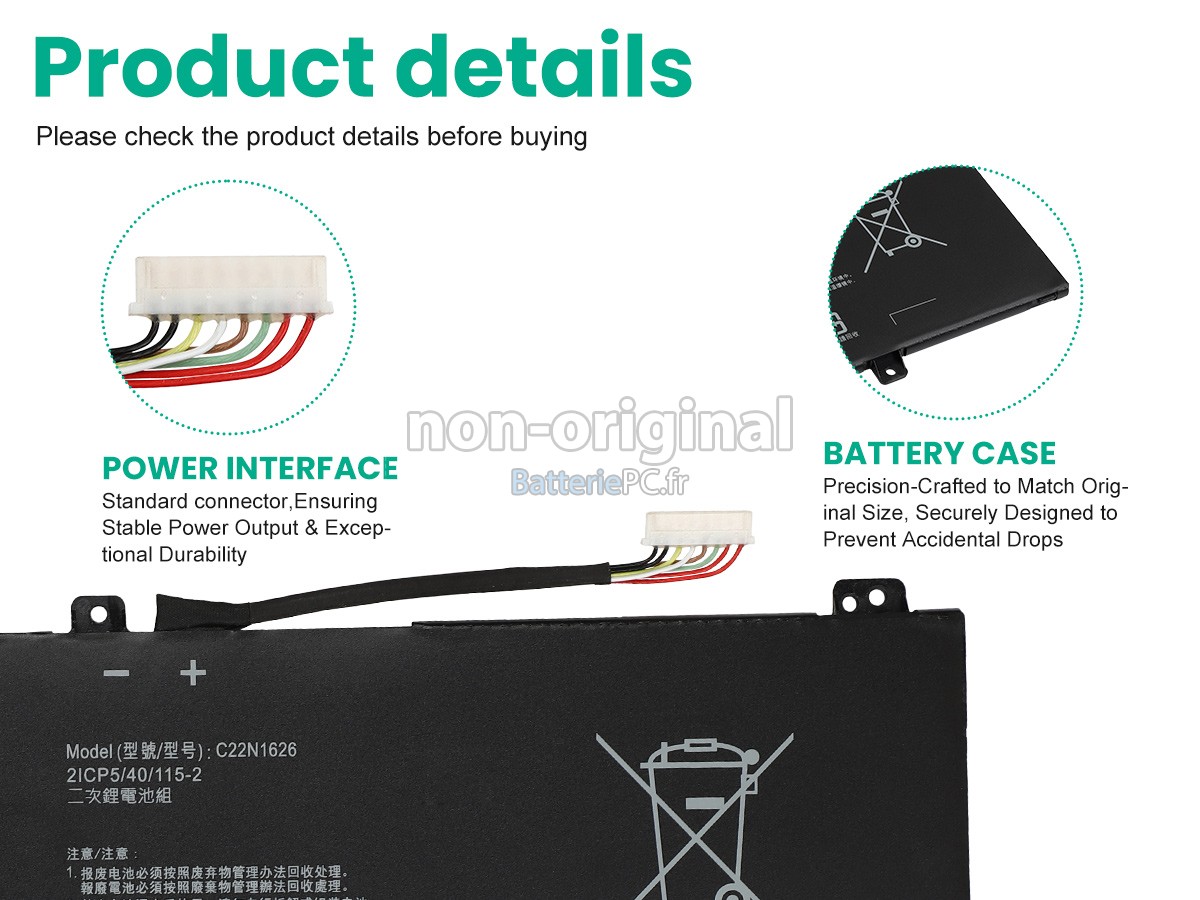 batterie pour Asus C22N1626