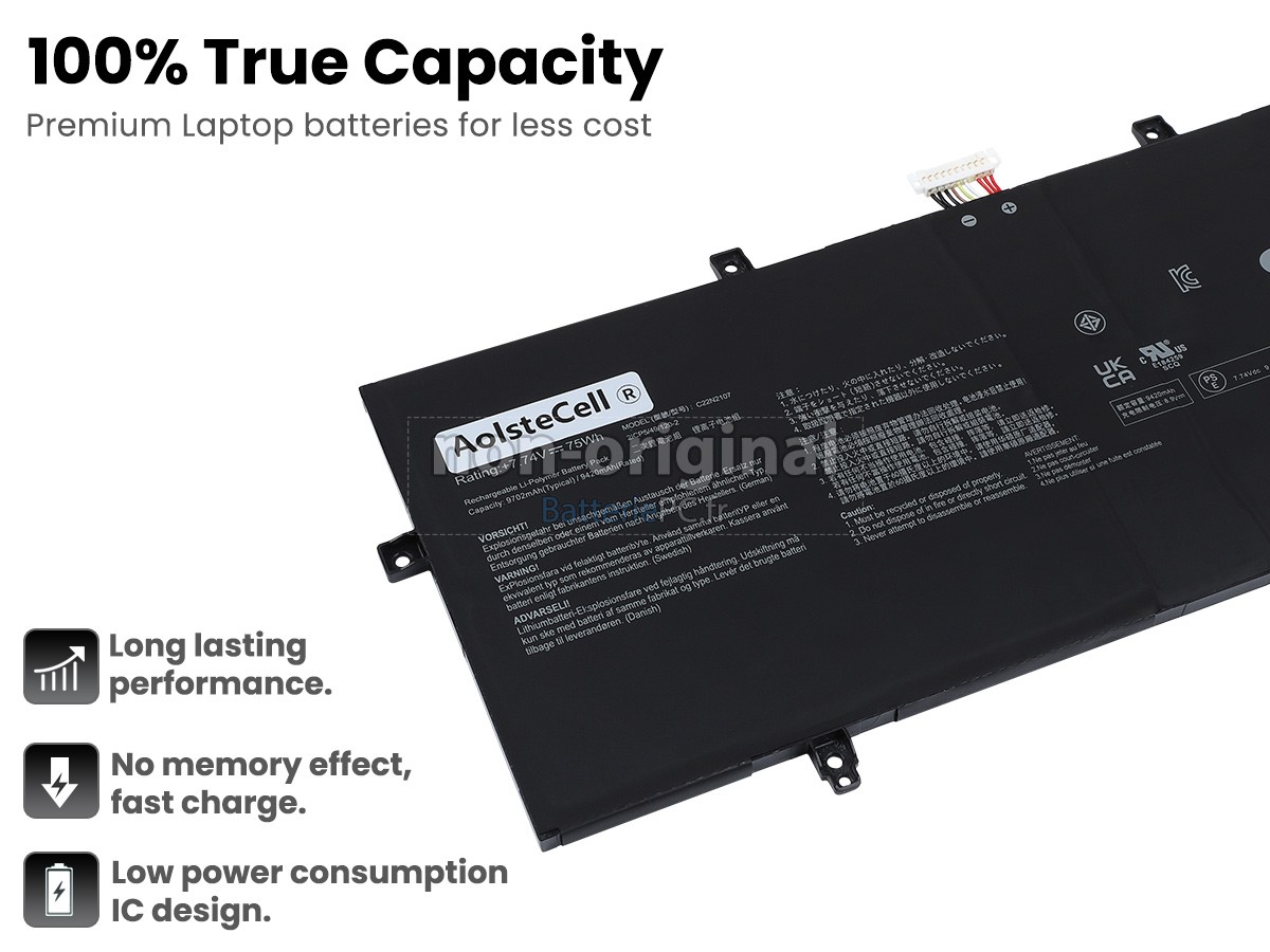 batterie pour Asus ZenBook 14 OLED UX3402ZA-DS71T-C