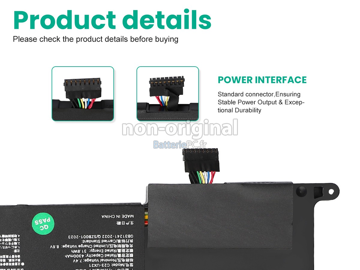 batterie pour Asus ZenBook UX21E-MA2