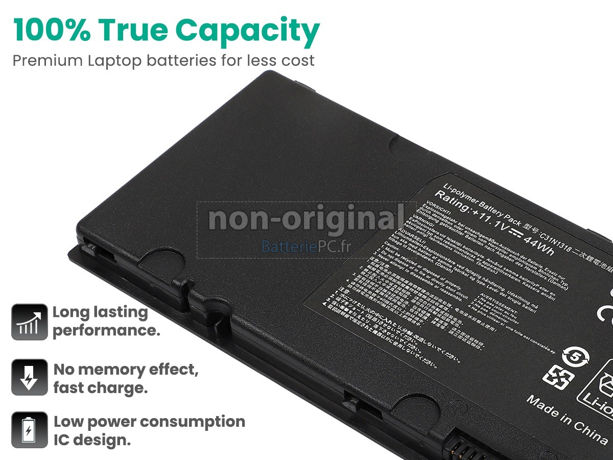 batterie pour Asus Pro ESSENTIAL PU301LA-RO123G