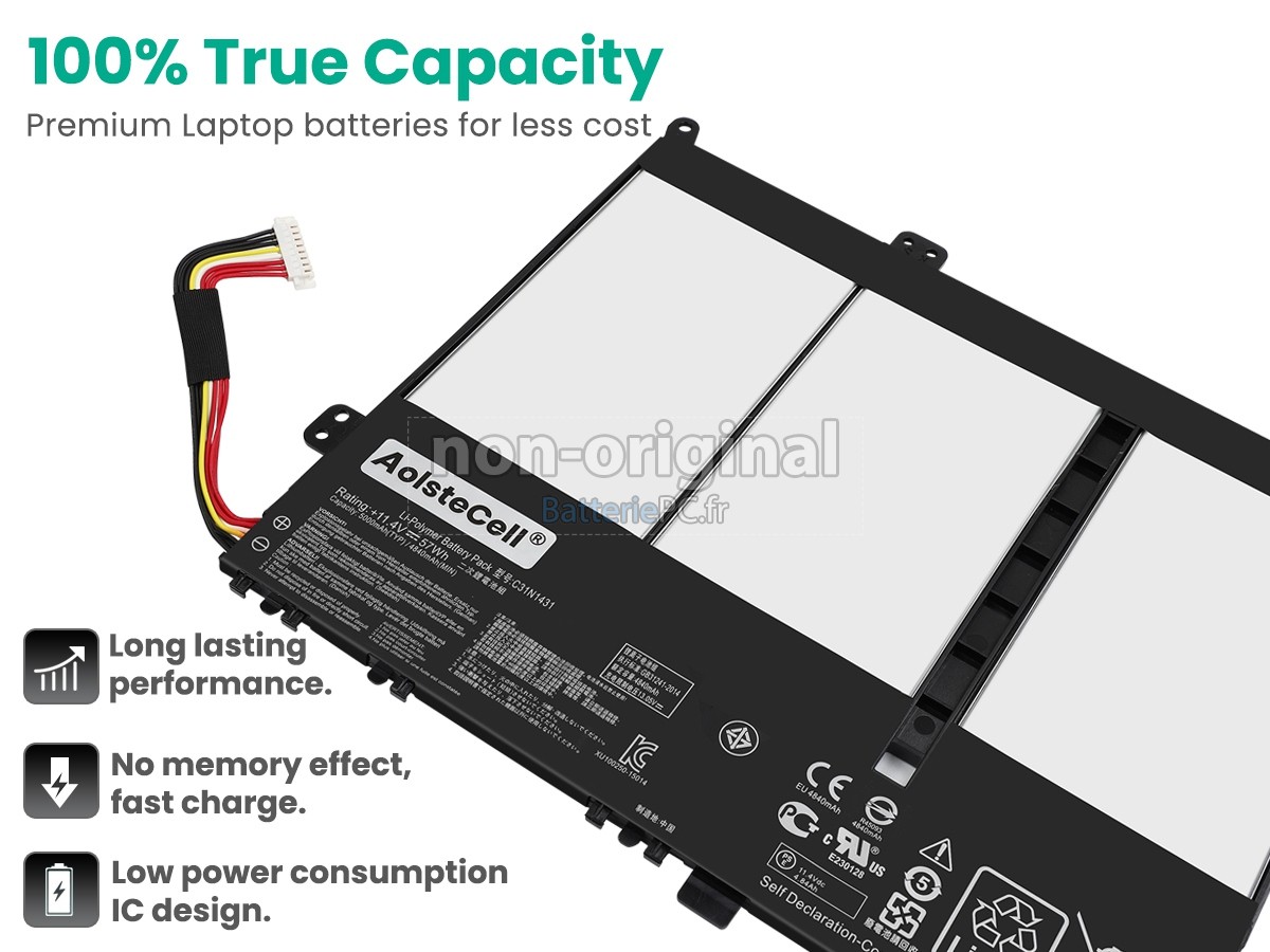 batterie pour Asus VivoBook R416SA