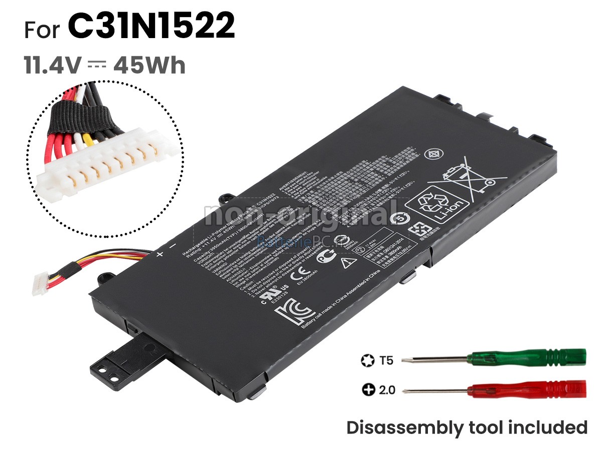 batterie pour Asus C31N1522