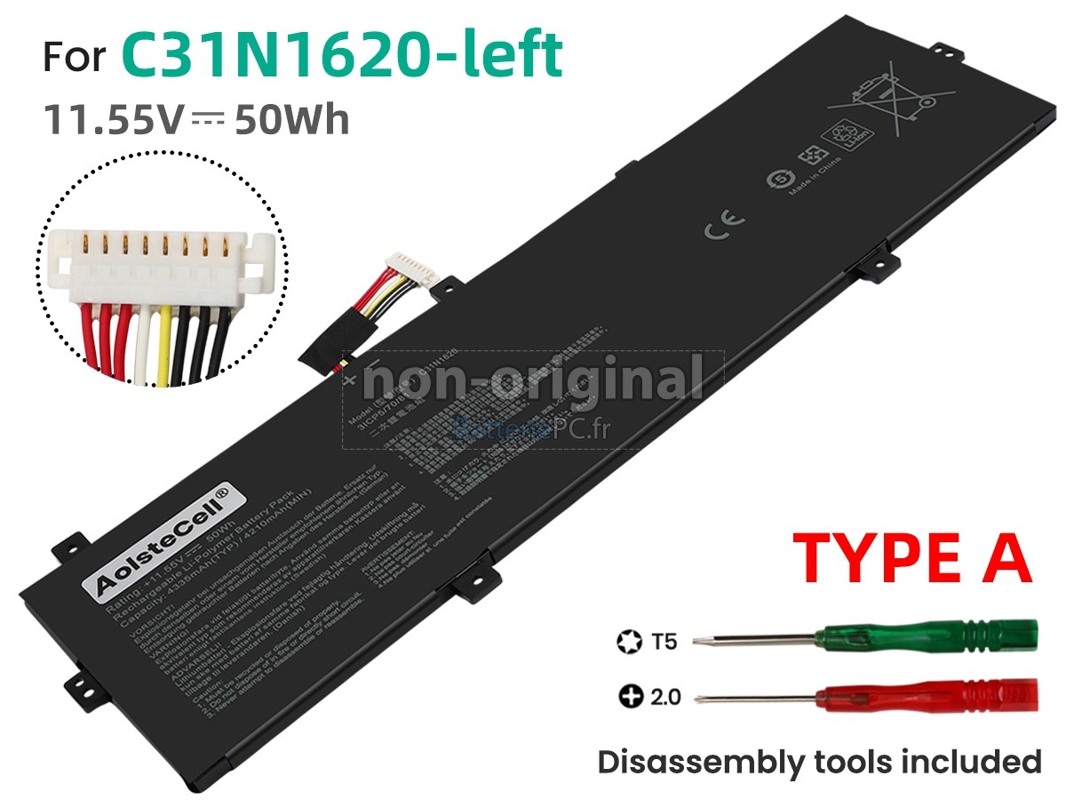 batterie pour Asus C31POJ1