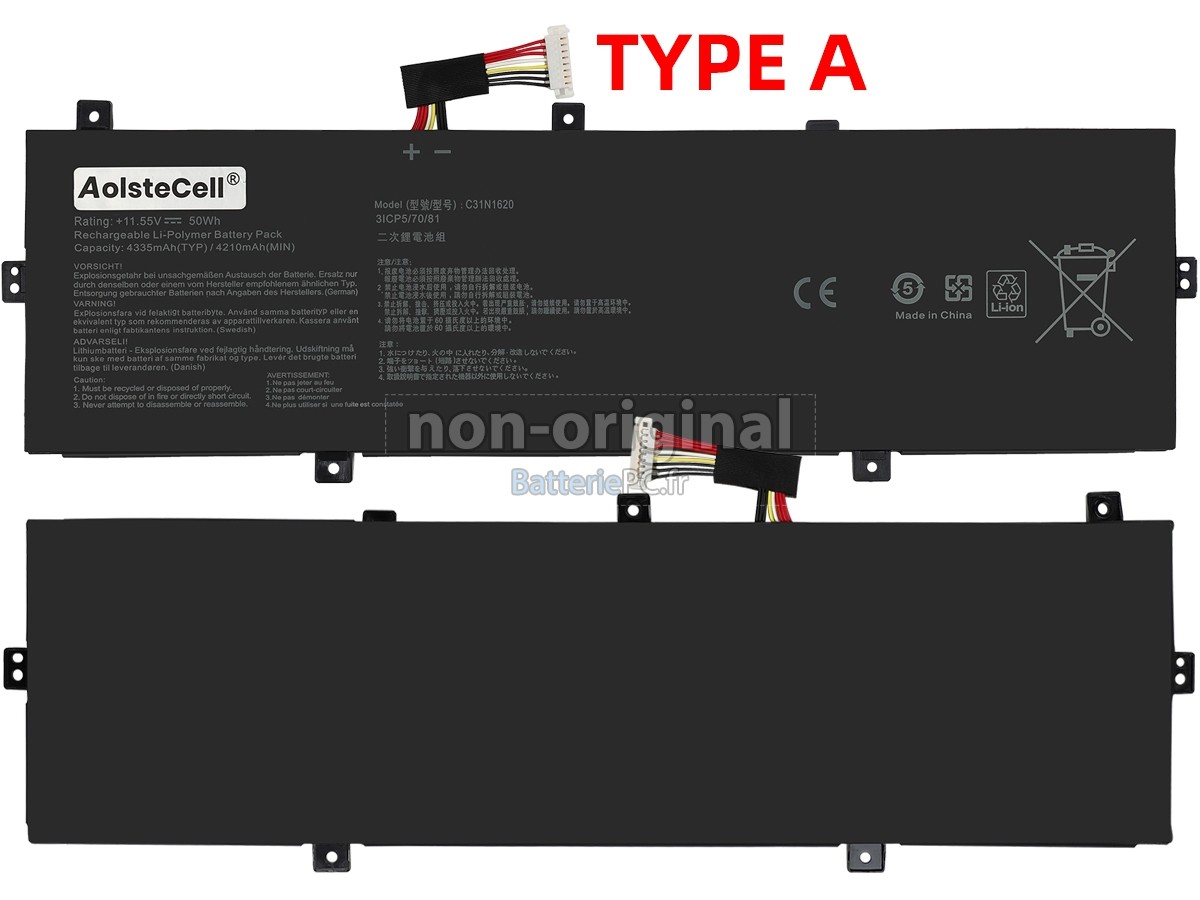batterie pour Asus C31POJ1