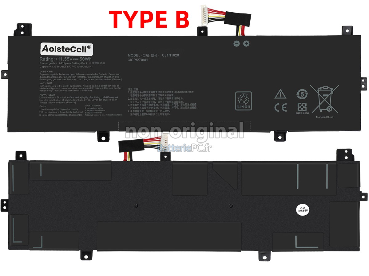 batterie pour Asus C31POJ1