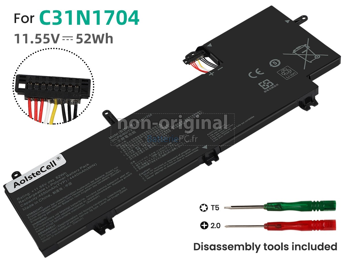 batterie pour Asus C31N1704