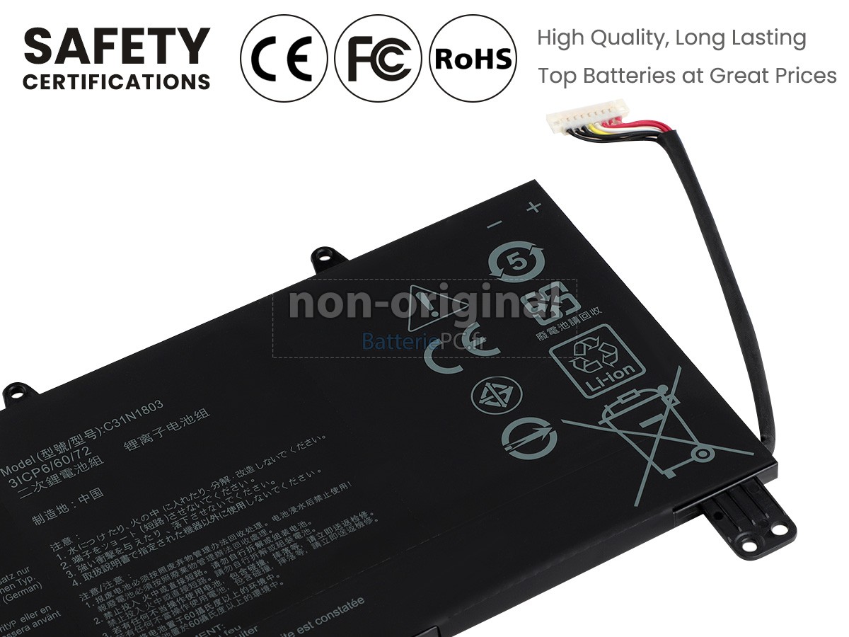 batterie pour Asus ZenBook Pro UX480FD-BE110T