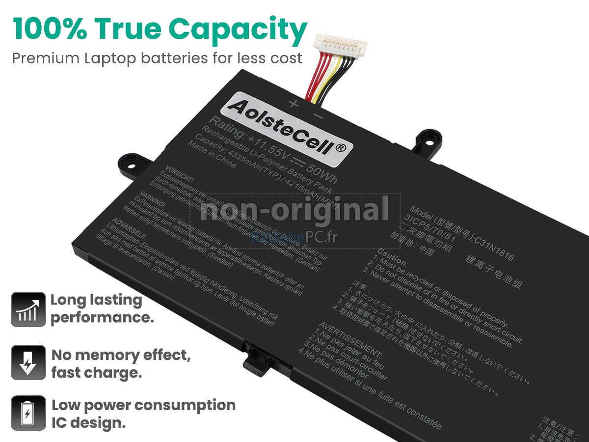 batterie pour Asus ZenBook Flip UX362FA-EL310T