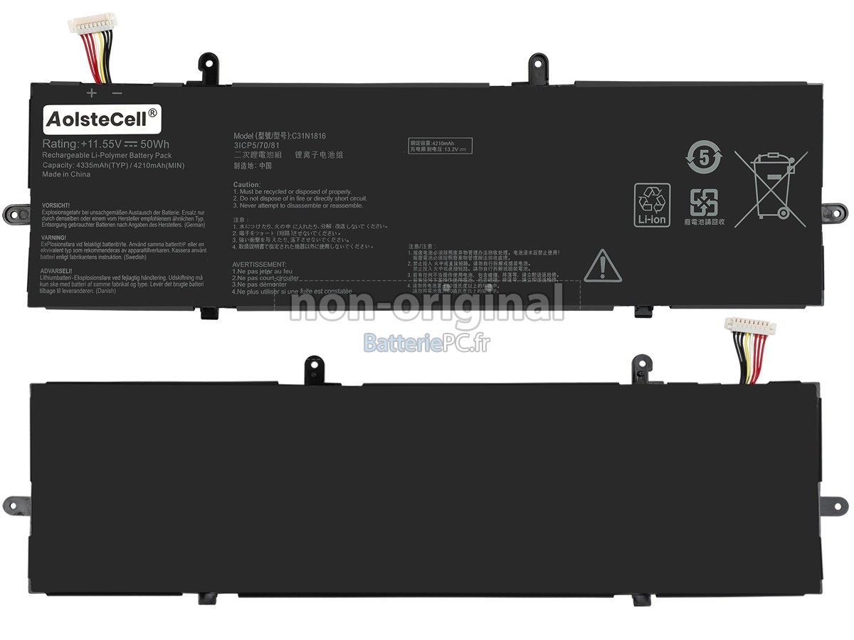 batterie pour Asus ZenBook Flip UX362FA-EL310T