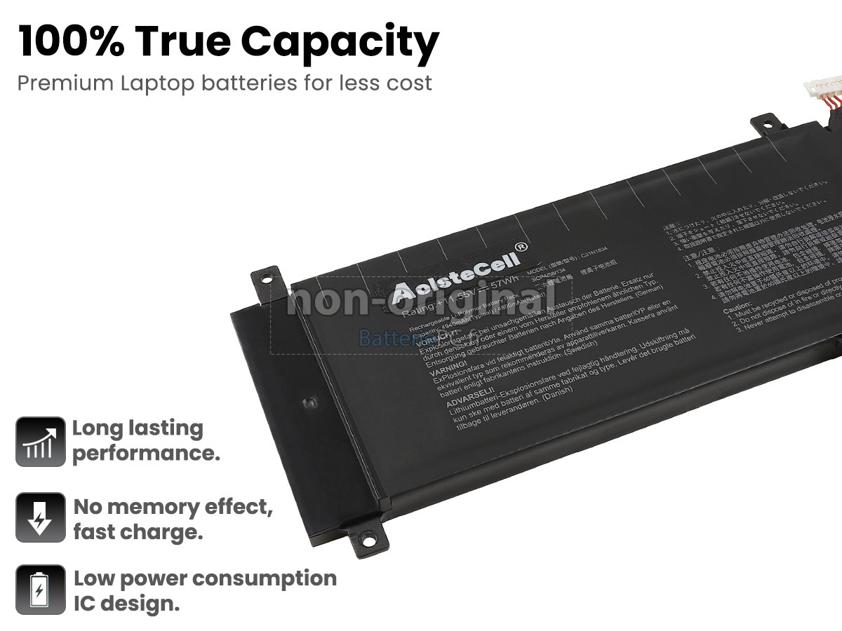 batterie pour Asus ProART STUDIOBook Pro 17 W700G1T