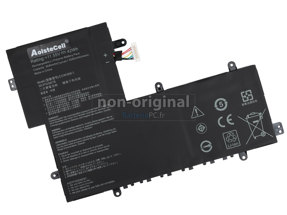 batterie pour Asus Chromebook C204EE