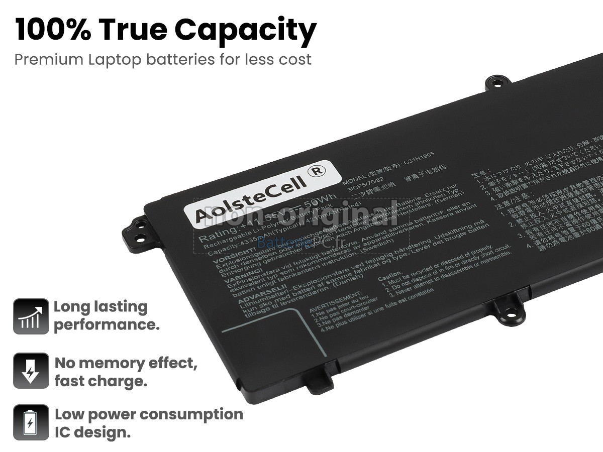 batterie pour Asus VivoBook 14X K3405ZF