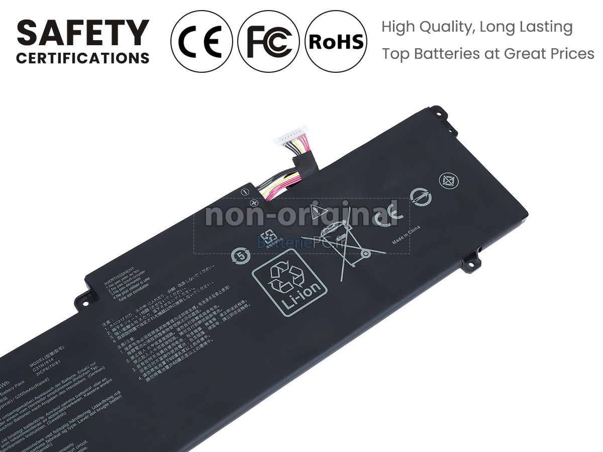batterie pour Asus ZenBook 14 UX435EG-K9257T