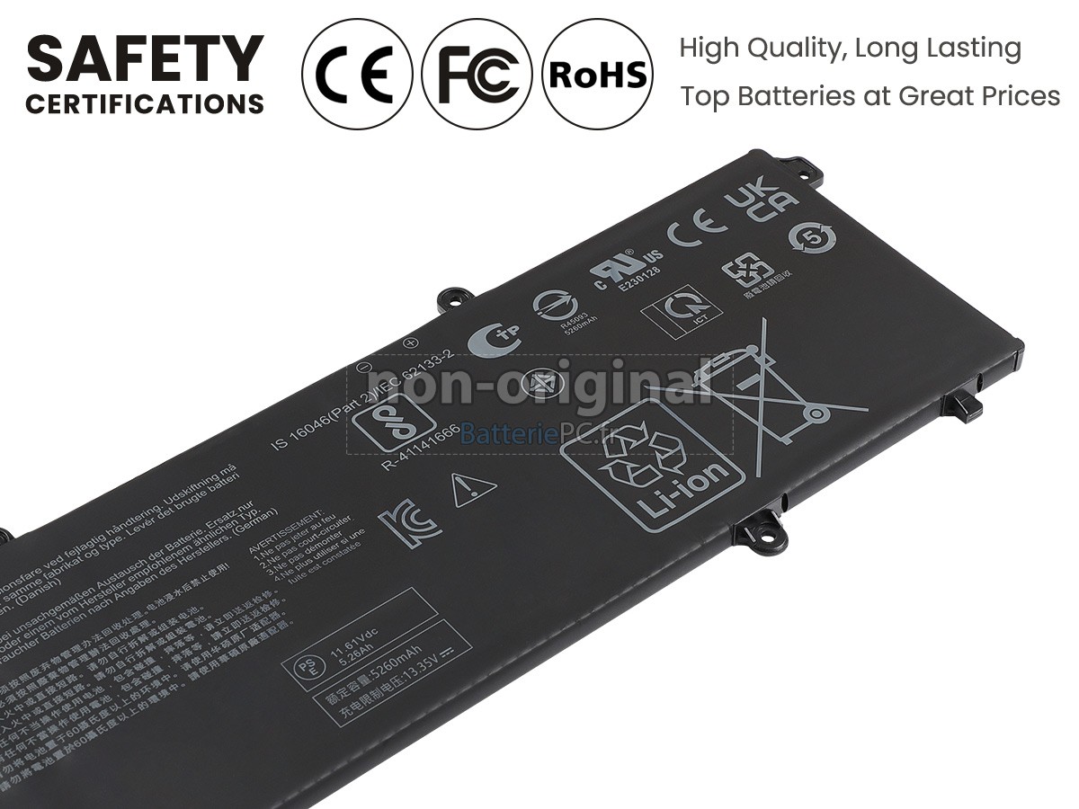 batterie pour Asus VivoBook 14X K3405ZF