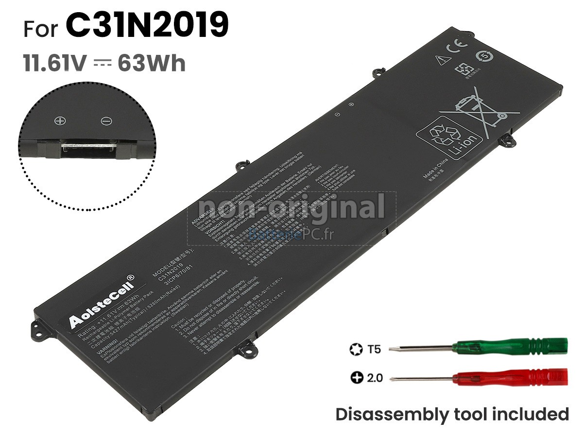 batterie pour Asus VivoBook Pro 14 OLED M6400QC-KM016W
