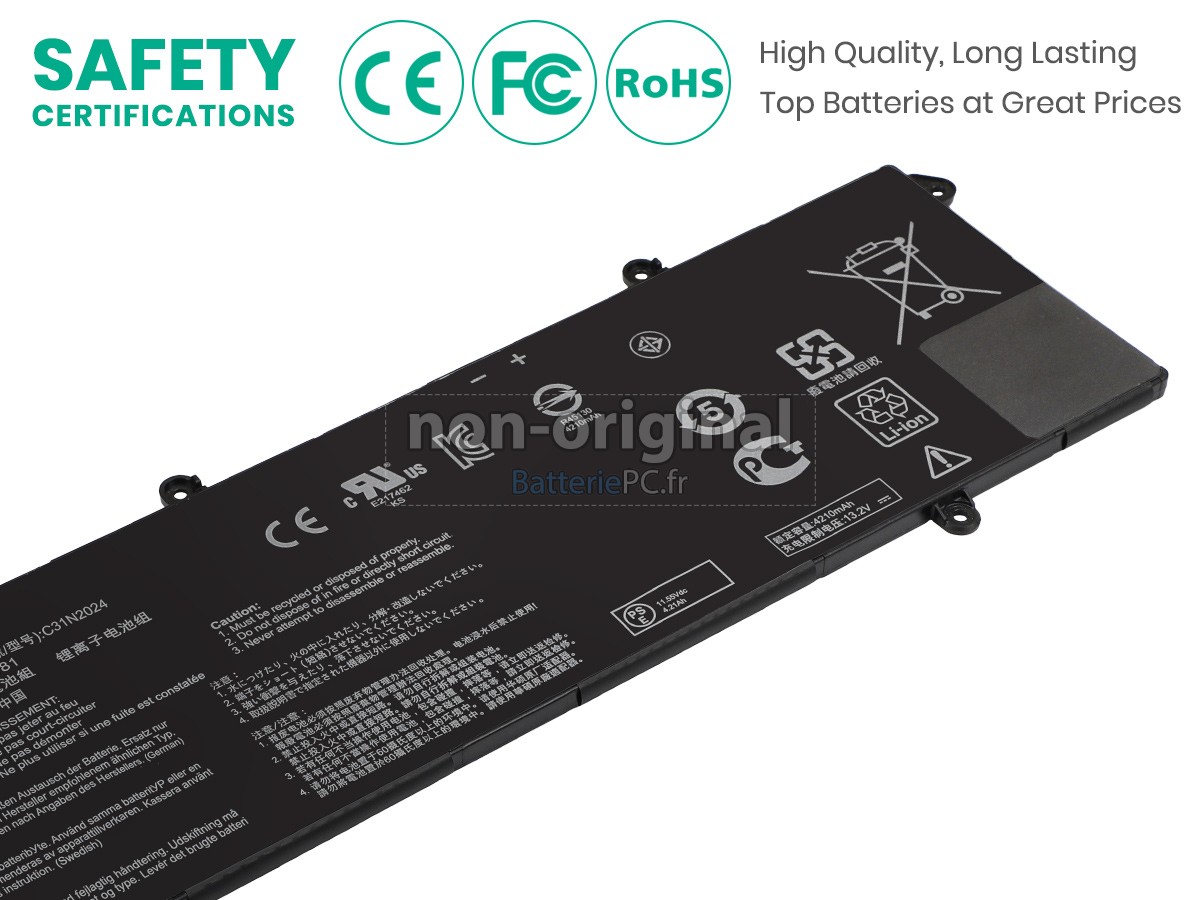 batterie pour Asus VivoBook Pro 14 OLED M6400QC-KM016W