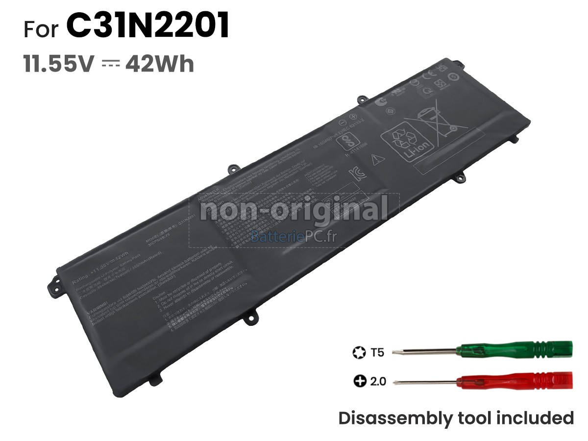 batterie pour Asus VivoBook GO 15 E1504GA-NJ486W
