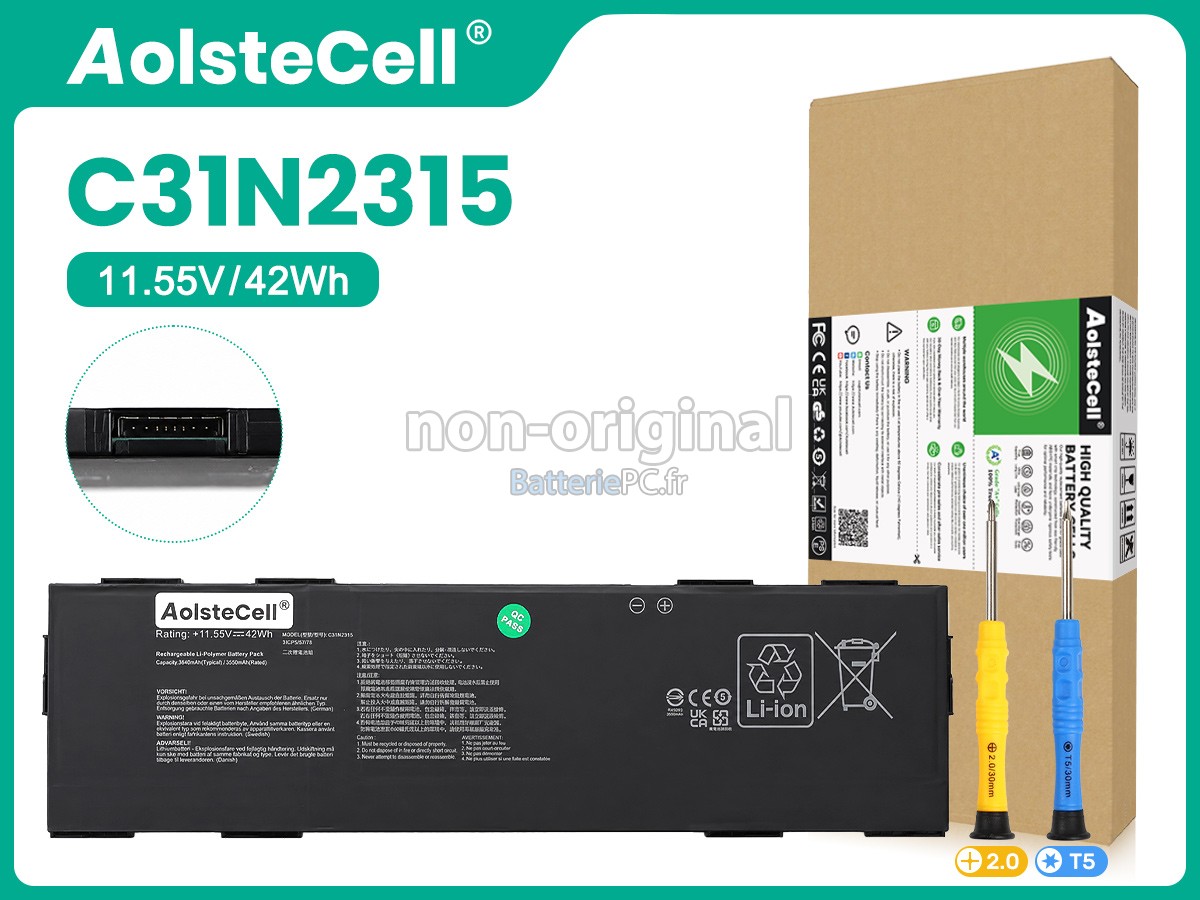 batterie pour Asus Chromebook CZ11 Flip CZ1104CM2A-YZ84T