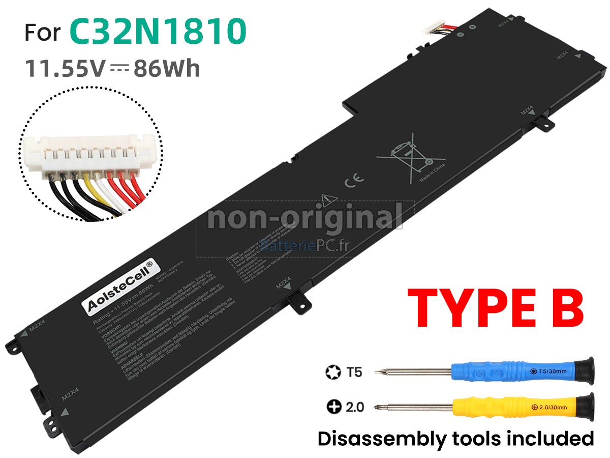 batterie pour Asus C41N1809