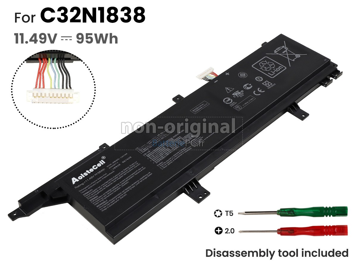 batterie pour Asus ProART STUDIOBook Pro X W730G1T