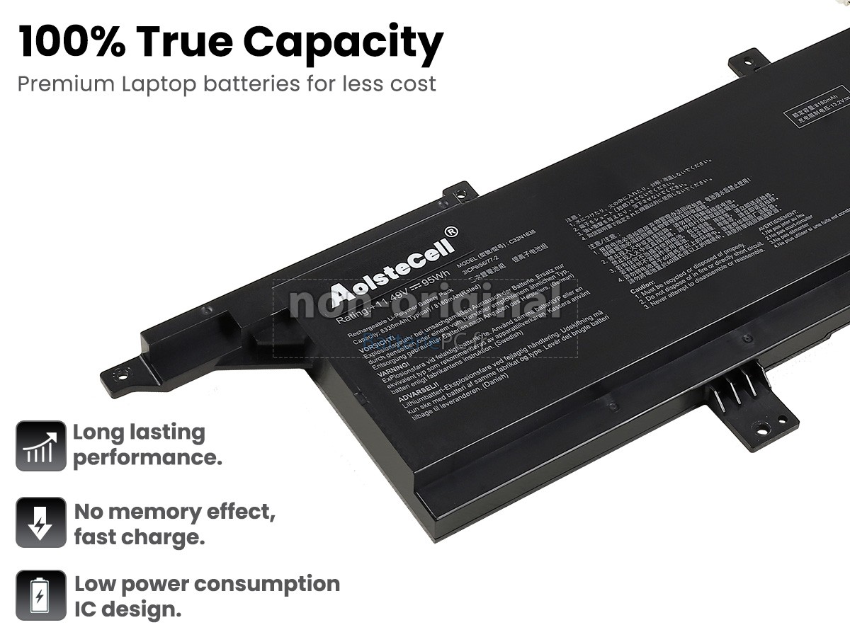 batterie pour Asus ProART STUDIOBook Pro X W730G1T