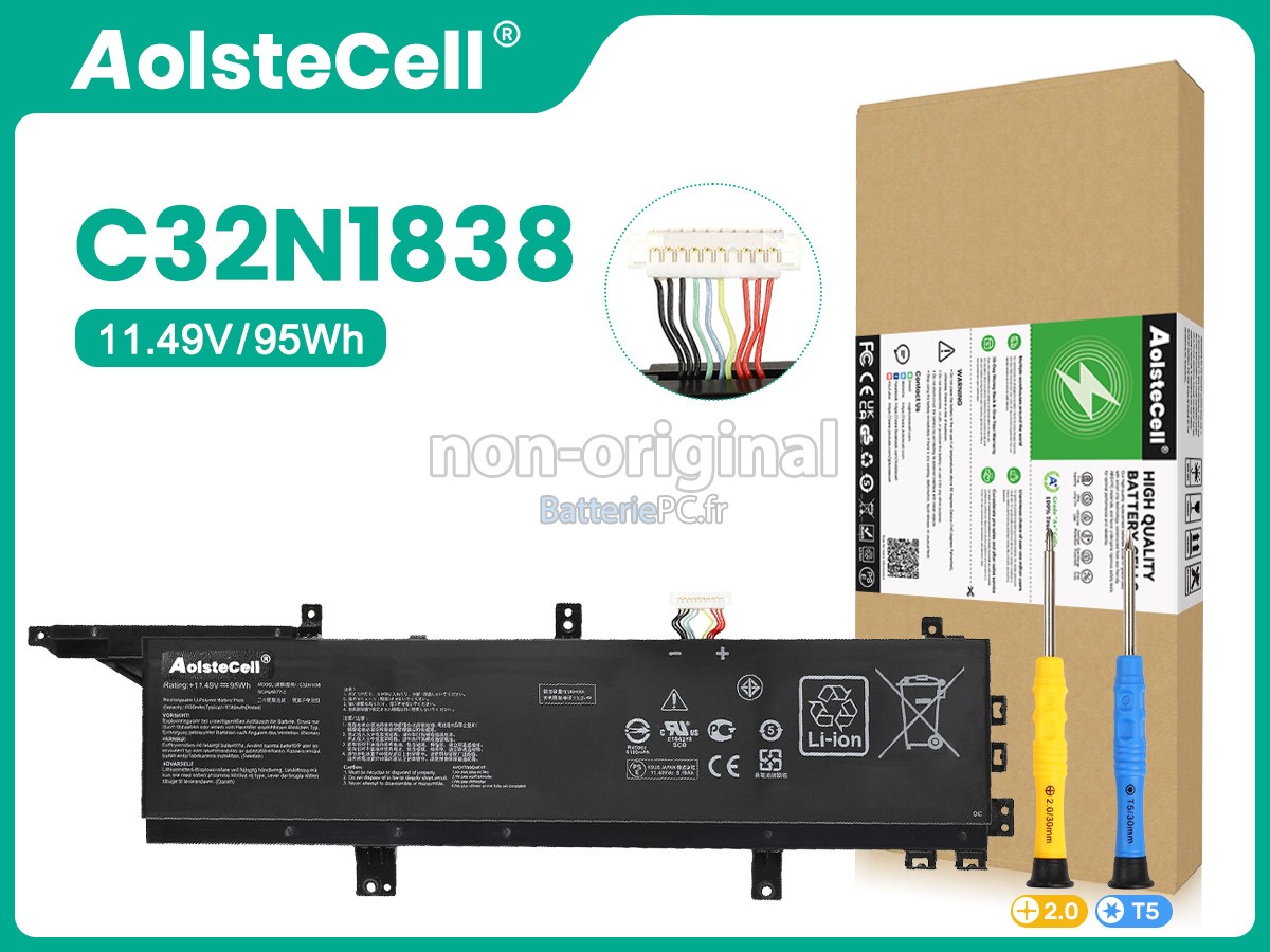 batterie pour Asus ProART STUDIOBook Pro X W730G2T