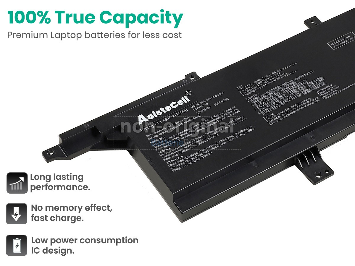 batterie pour Asus ProART STUDIOBook Pro X W730G2T