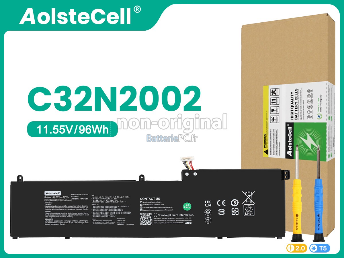 batterie pour Asus ZenBook Flip 15 OLED Q538EI