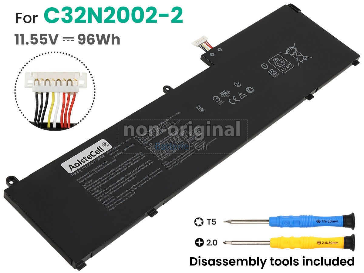 batterie pour Asus ZenBook Pro 15 Flip OLED UP6502ZD