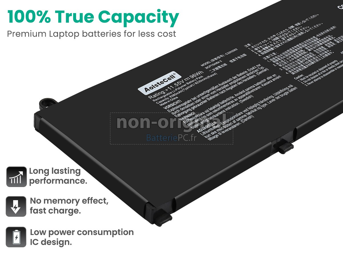batterie pour Asus ZenBook Flip 15 OLED Q538EI