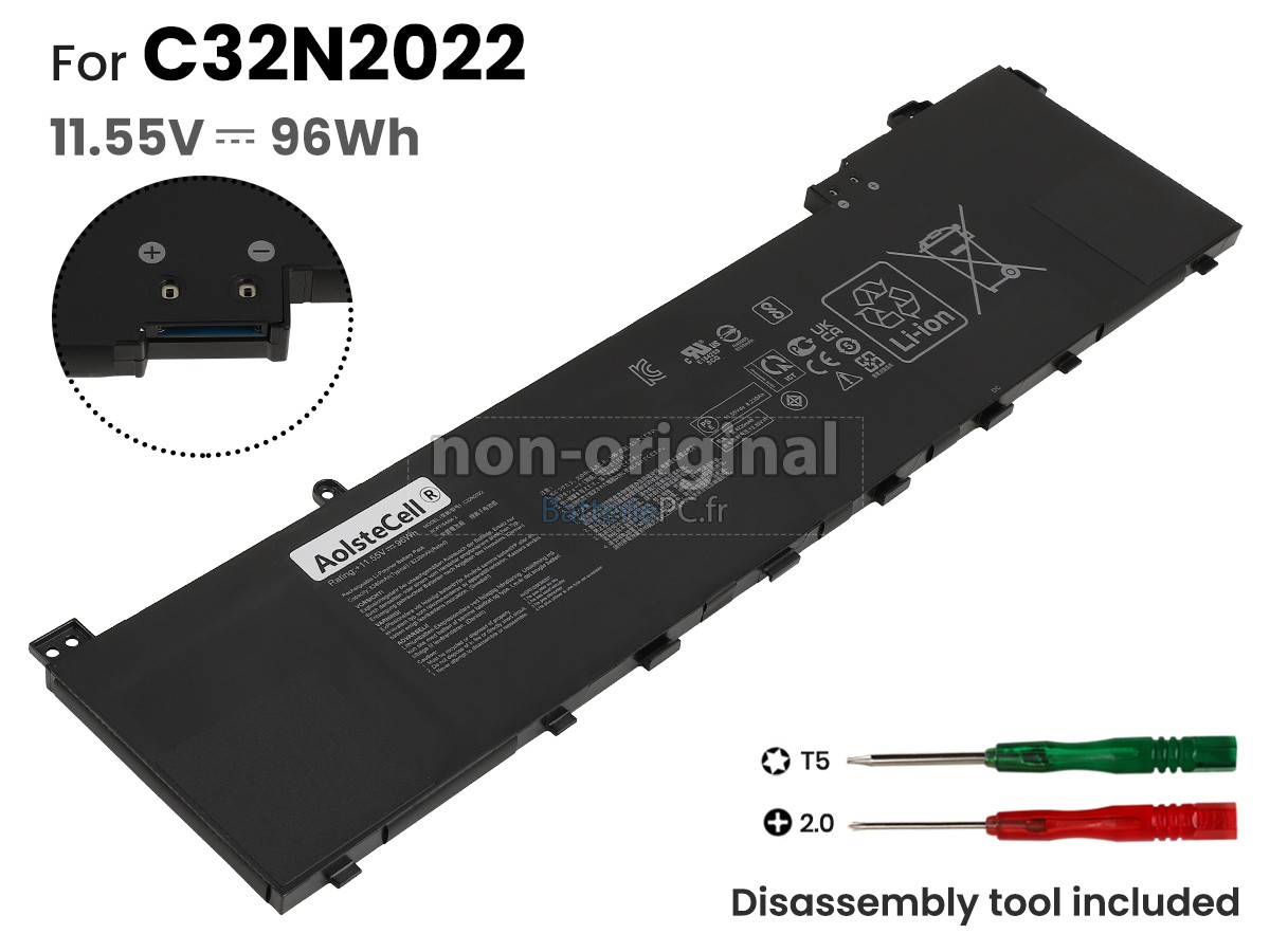 batterie pour Asus C32N2022