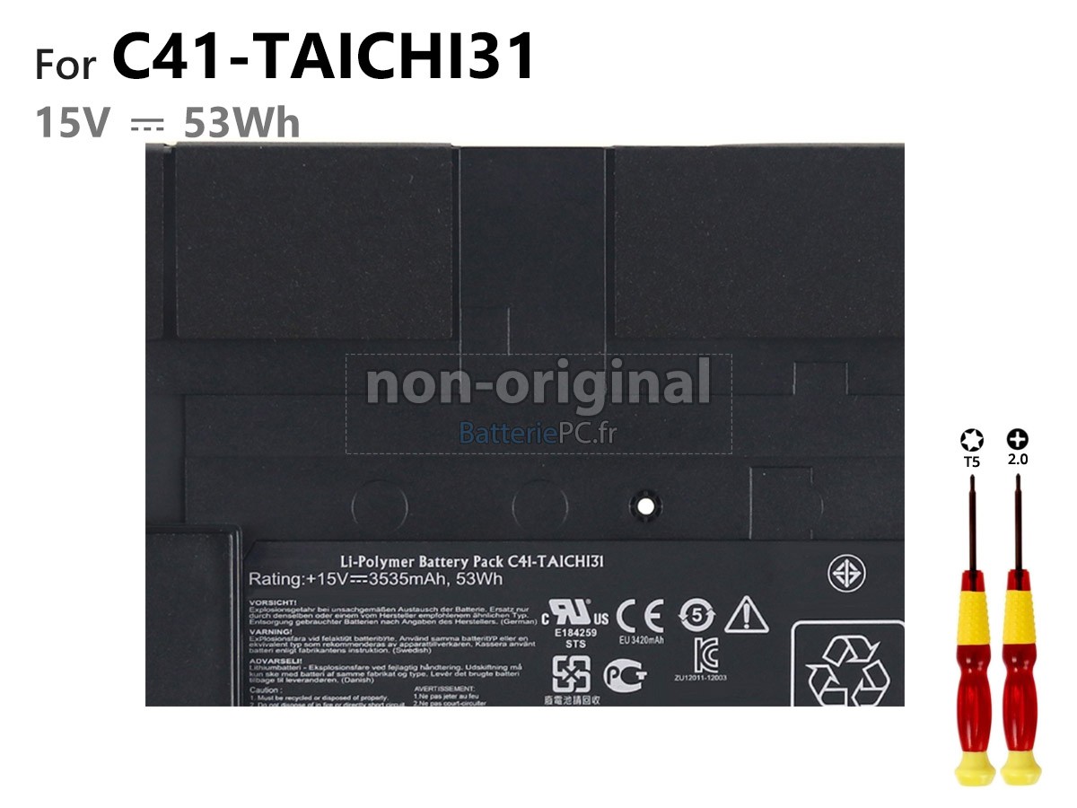 batterie pour Asus ZenBook TAICHI31