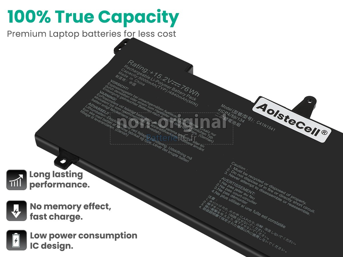 batterie pour Asus Rog STRIX GL702VT