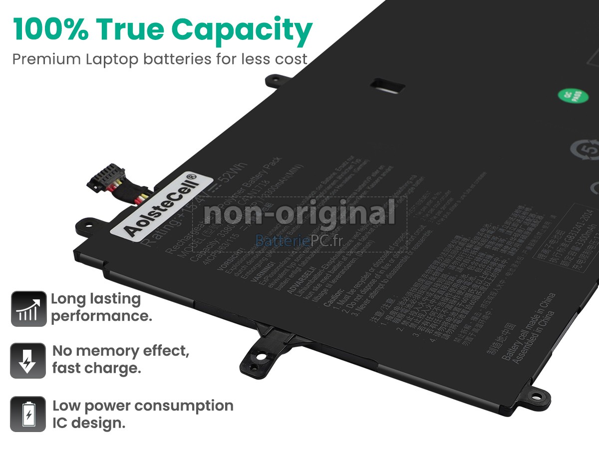 batterie pour Asus NOVAGO TP370QL-EL002T