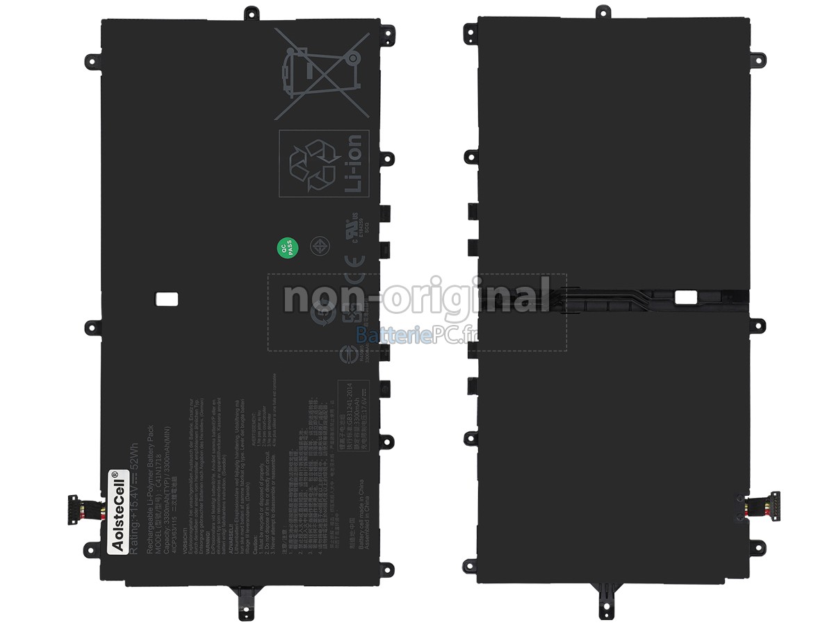 batterie pour Asus NOVAGO TP370QL-EL002T