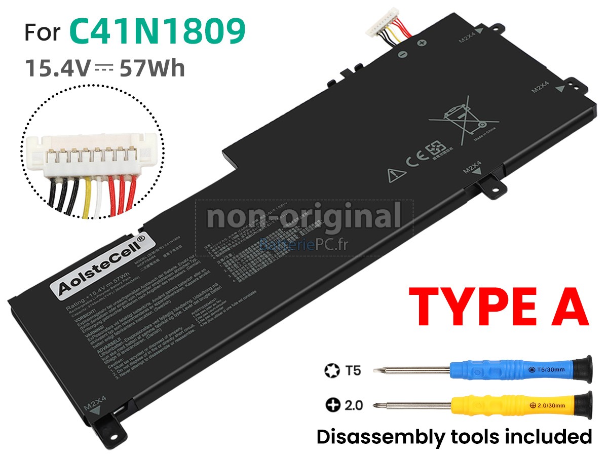 batterie pour Asus C41N1809