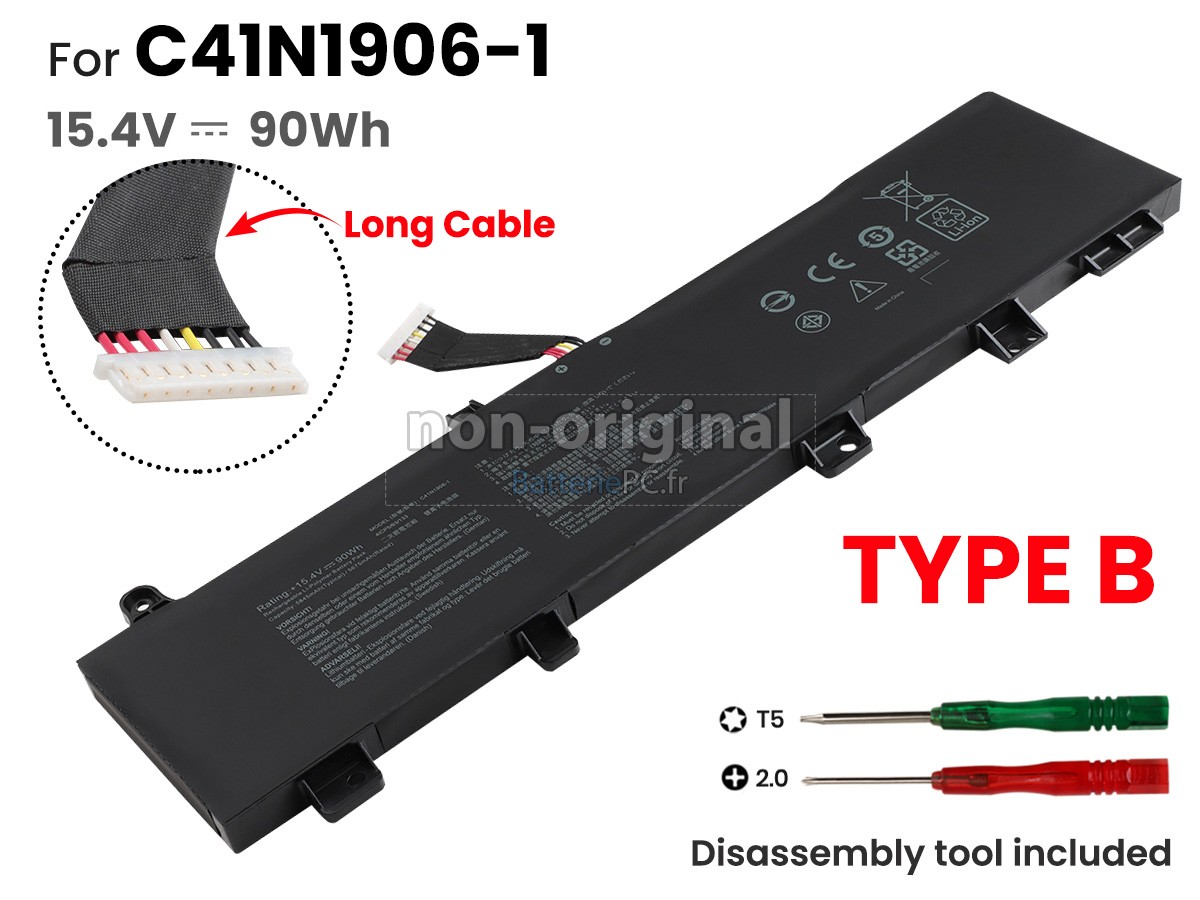 batterie pour Asus TUF GAMING A15 FA506II-BQ200T