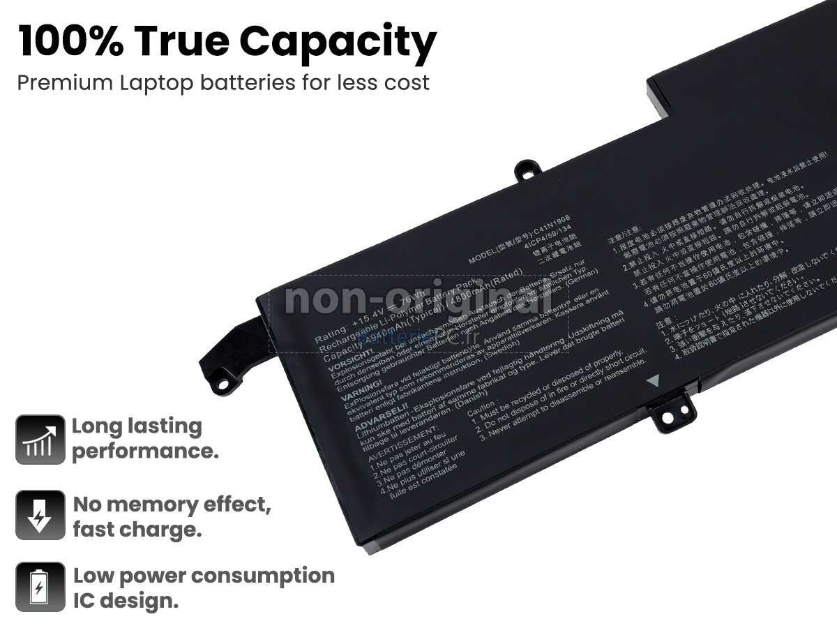 batterie pour Asus Rog ZEPHYRUS GA401QH