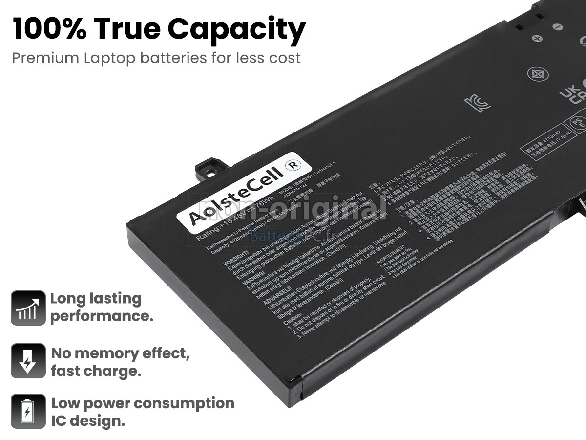 batterie pour Asus ZenBook Pro 14 DUO OLED UX8402ZE-PURE16