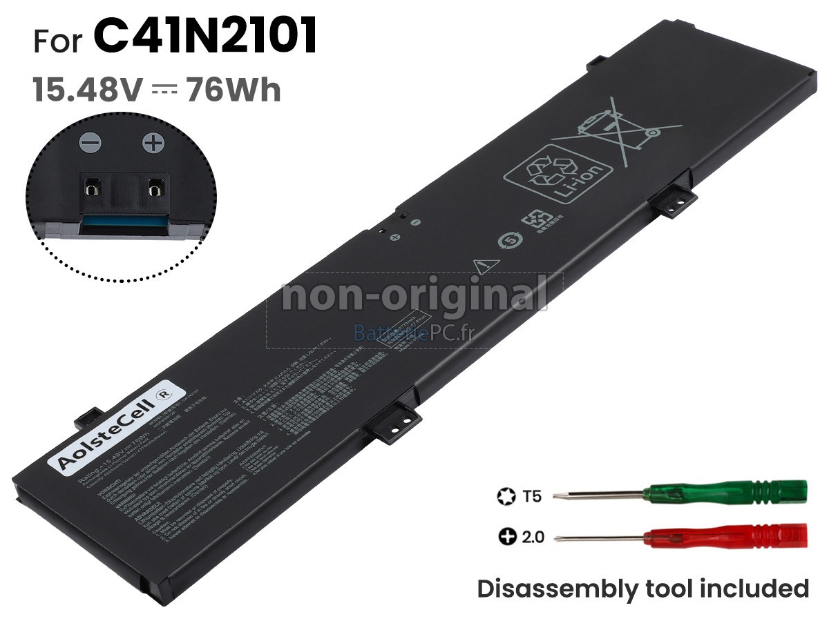 batterie pour Asus TUF DASH F15 TUF517ZR-AS71-CA