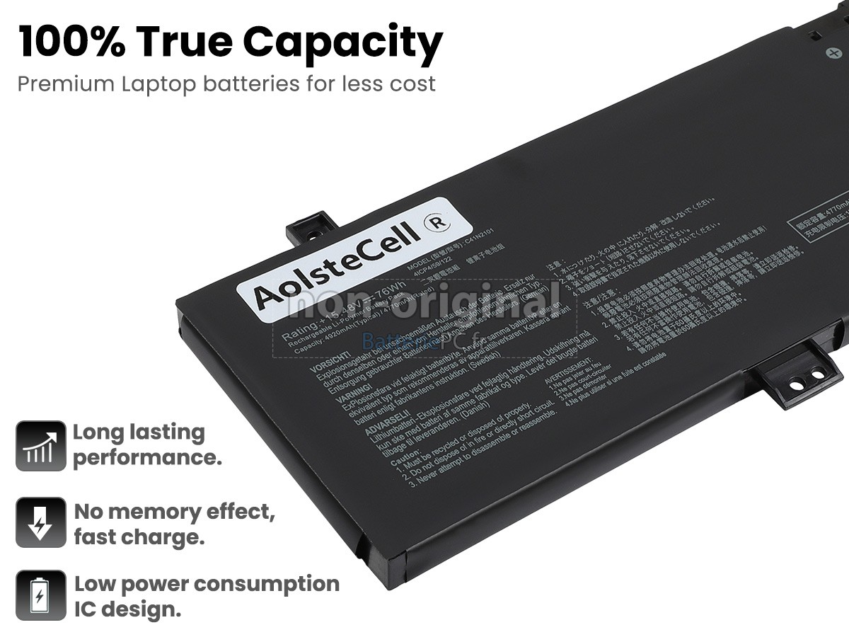 batterie pour Asus TUF DASH F15 TUF517ZR-AS71-CA