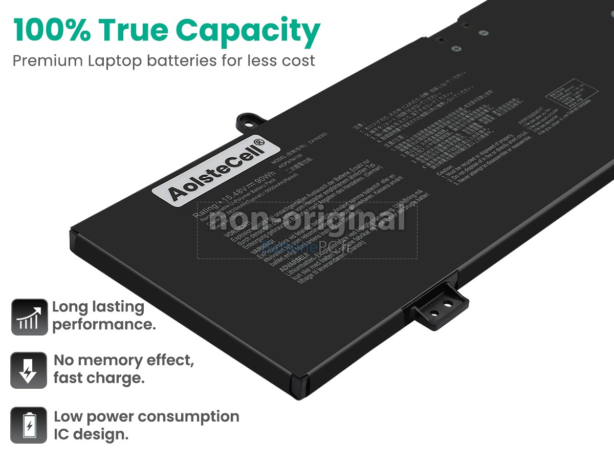 batterie pour Asus Rog ZEPHYRUS G16 GU605MY-QR122X