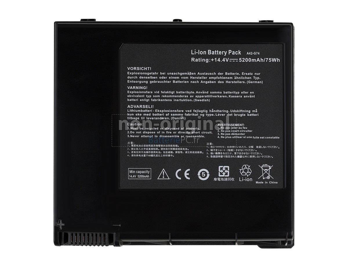 batterie pour Asus A42-G74