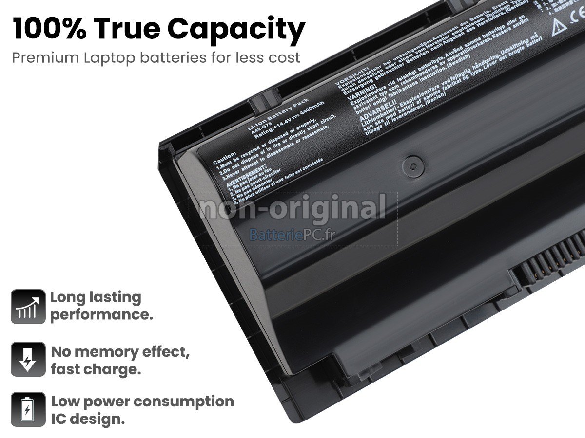 batterie pour Asus G75